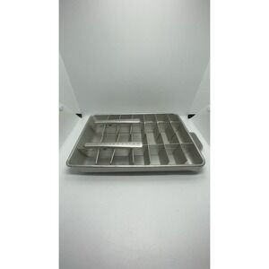 Vintage FRIGIDAIRE ice cube tray ALUMINUM QUICKUBE double lever